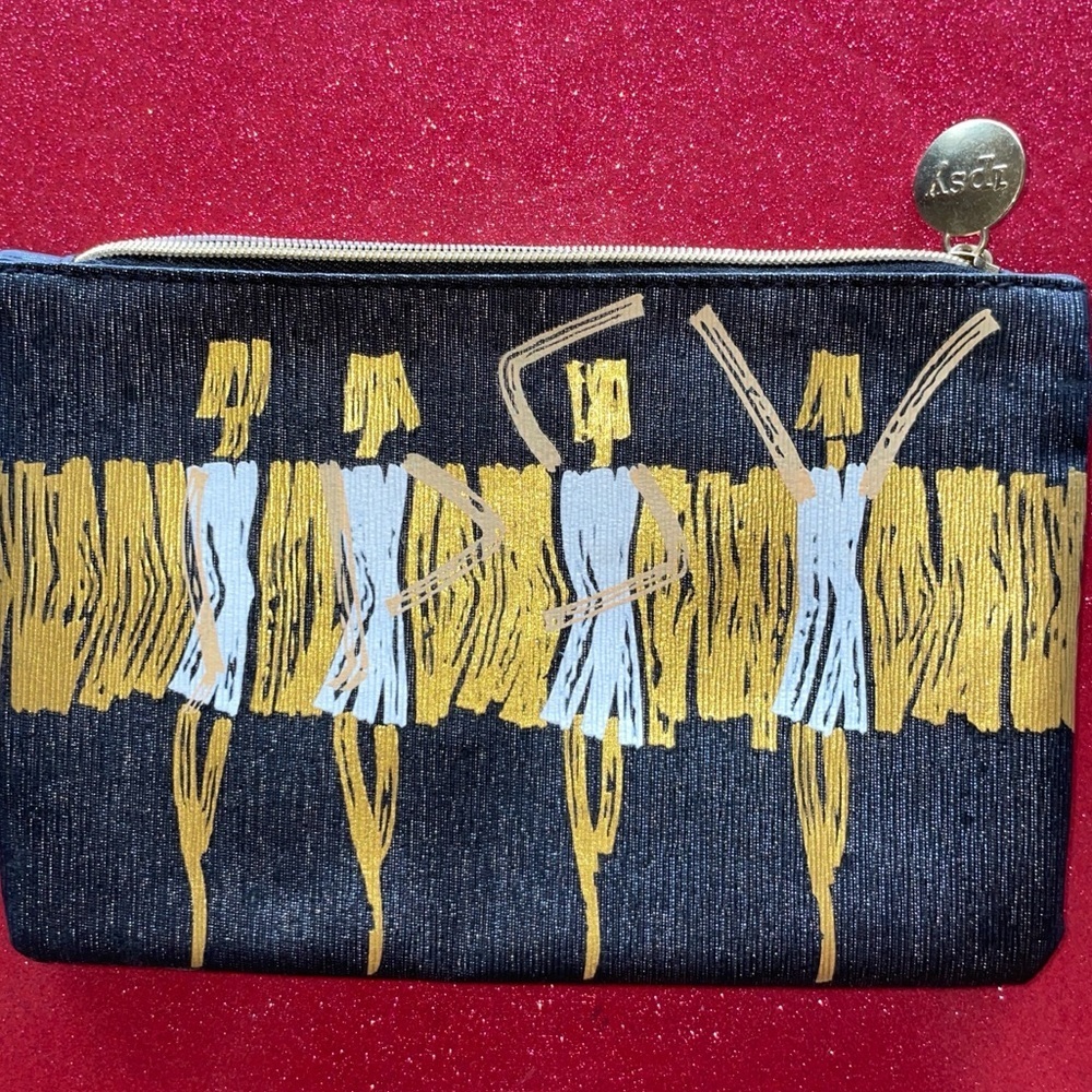 3/$10 Ipsy Glam Bag New Unused September 2016 Metallic Cosmetic Travel Makeup - Picture 7 of 7